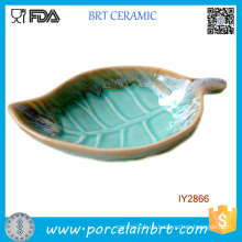 Gefallene Blatt Form Seifenschale Keramik billig Seifenhalter